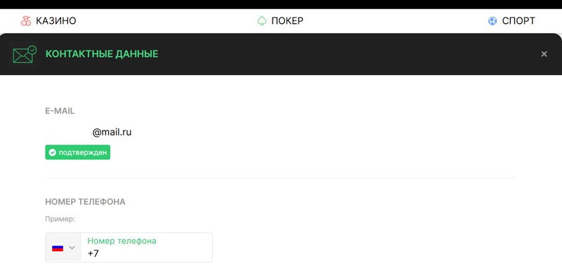 Профиль игрока